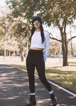 Comfort Skirted Legging>Dona Jo Store